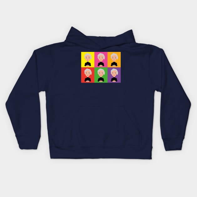 Warhol colors Kids Hoodie by Creotumundo